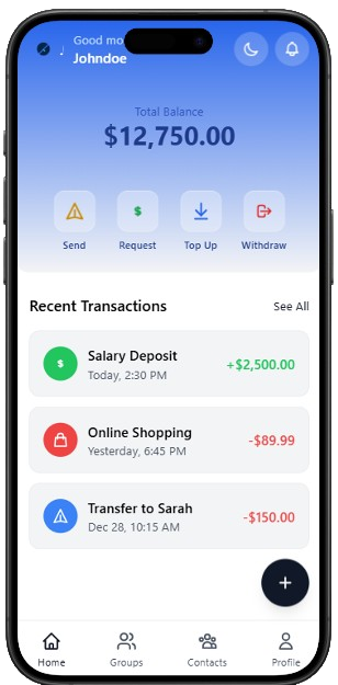 SplitPal App Interface